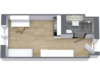 Apartment für den Sommer! - Grundriss